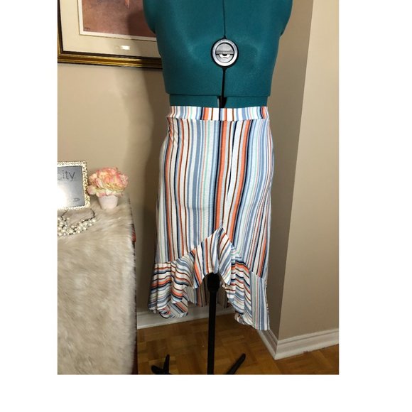 Asymmetrical, High/Low, Skirt, Women, XL - Picture 5 of 8